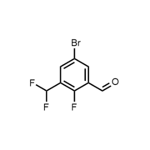 5-Bromo-3-(difluoromethyl)-2-fluorobenzaldehyde|CS-1176228