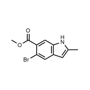 Methyl 5-bromo-2-methyl-1H-indole-6-carboxylate|CS-1176298