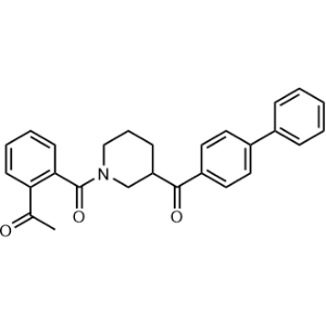 1-(2-(3-([1,1'-Biphenyl]-4-carbonyl)piperidine-1-carbonyl)phenyl)ethanone|CS-1176370