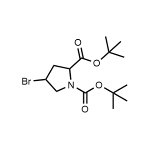 Di-tert-butyl 4-bromopyrrolidine-1,2-dicarboxylate|CS-1176394
