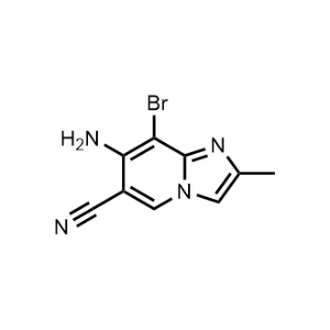 7-Amino-8-bromo-2-methylimidazo[1,2-a]pyridine-6-carbonitrile|CS-1176414