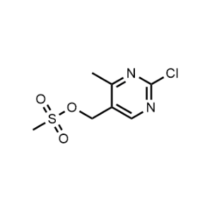 (2-Chloro-4-methylpyrimidin-5-yl)methyl methanesulfonate|CS-1177061