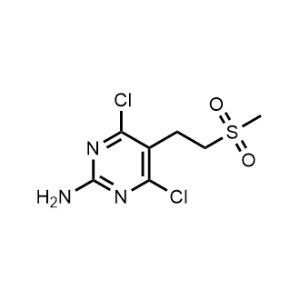 4,6-Dichloro-5-(2-(methylsulfonyl)ethyl)pyrimidin-2-amine|CS-1177107