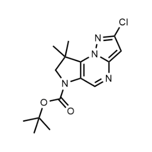 tert-Butyl 2-chloro-8,8-dimethyl-7,8-dihydro-6H-pyrazolo[1,5-a]pyrrolo[2,3-e]pyrimidine-6-carboxylate|CS-1177123