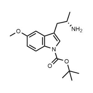tert-Butyl (S)-3-(2-aminopropyl)-5-methoxy-1H-indole-1-carboxylate|CS-1177540