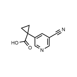 1-(5-Cyanopyridin-3-yl)cyclopropane-1-carboxylic acid|CS-1177579
