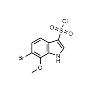 6-Bromo-7-methoxy-1H-indole-3-sulfonyl chloride|CS-1177614
