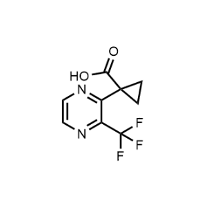 1-(3-(Trifluoromethyl)pyrazin-2-yl)cyclopropane-1-carboxylic acid|CS-1177671