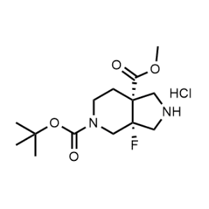 5-(tert-Butyl) 7a-methyl (3aR,7aS)-3a-fluorohexahydro-1H-pyrrolo[3,4-c]pyridine-5,7a-dicarboxylate hydrochloride|CS-1178687