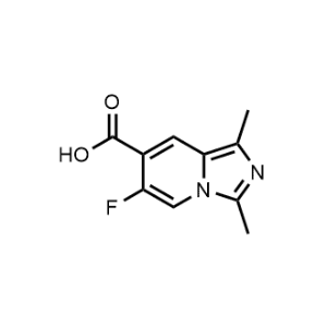6-Fluoro-1,3-dimethylimidazo[1,5-a]pyridine-7-carboxylic acid|CS-1178690