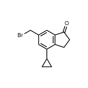 6-(Bromomethyl)-4-cyclopropyl-2,3-dihydro-1H-inden-1-one|CS-1179086