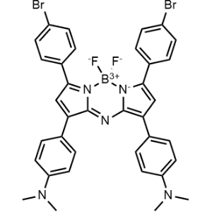 4,4'-(3,7-Bis(4-bromophenyl)-5,5-difluoro-5H-4lambda4,5lambda4-dipyrrolo[1,2-c:2',1'-f][1,3,5,2]triazaborinine-1,9-diyl)bis(N,N-dimethylaniline)|CS-1179119