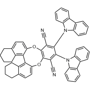 2,3-Di(9H-carbazol-9-yl)-8,9,10,11,12,13,14,15-octahydrobenzo[b]dinaphtho[2,1-E:1',2'-g][1,4]dioxocine-1,4-dicarbonitrile|CS-1179210