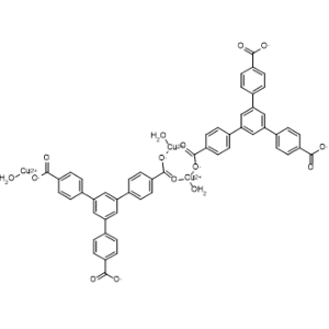 Copper, triaqua[μ-[5'-(4-carboxyphenyl)[1,1':3',1''-terphenyl]-4,4''-dicarboxylato(3-)-κO4:κO4']][μ3-[5'-(4-carboxyphenyl)[1,1':3',1''-terphenyl]-4,4''-dicarboxylato(3-)-κO4:κO4':κO4'']]tri-|CS-1179303