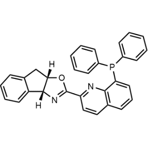 (3aR,8aS)-2-(8-(diphenylphosphanyl)quinolin-2-yl)-3a,8a-dihydro-8H-indeno[1,2-d]oxazole|CS-1179324