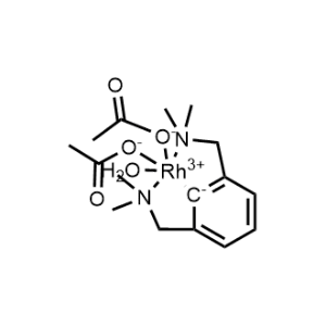 Bis(acetato-O)aqua[2,6-bis[(dimethylamino)methyl]phenyl-C,N,N']rhodium|CS-1179373