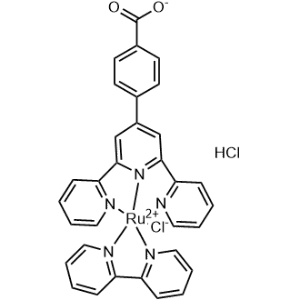 Chloro(2,2'-bipyridine)(4'-(4-carboxyphenyl)-2,2',2''-terpyridine)ruthenium(1+) dihydrochloride|CS-1179468