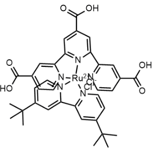 Chloro(4-4'-bis(tert.-butyl)-2,2'-bipyridine)(4,4',4''-tricarboxy-2,2',2''-terpyridine)ruthenium(1+) hydrochloride|CS-1179477