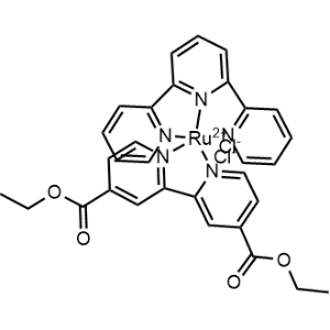 Chloro(4-4'-diethoxycarbonyl-2,2'-bipyridine)(2,2',2''-terpyridine)ruthenium(1+) hydrochloride|CS-1179483