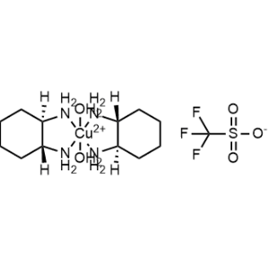 Copper(2+), diaquabis(1,2-cyclohexanediamine-|EN,|EN')-, [OC-6-12-(trans),(trans)]-trifluoromethanesulfonate|CS-1179492