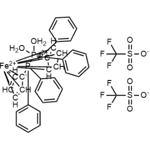 Diaqua(1,1'-bis(diphenylphosphino)ferrocene)palladium(2+) bis(trifluoromethanesulfonate)|CS-1179514