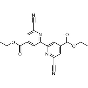 Diethyl 6,6'-dicyano-[2,2'-bipyridine]-4,4'-dicarboxylate|CS-1179549