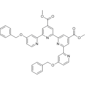 Dimethyl 4,4'''-bis(benzyloxy)-[2,2':6',2'':6'',2'''-quaterpyridine]-4',4''-dicarboxylate|CS-1179575