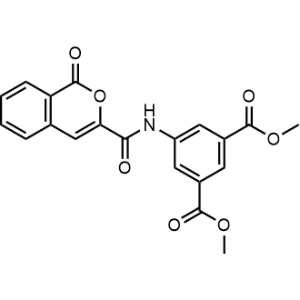 Dimethyl 5-(1-oxo-1H-isochromene-3-carboxamido)isophthalate|CS-1179595