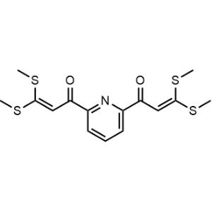 1,1'-(Pyridine-2,6-diyl)bis(3,3-bis(methylthio)prop-2-en-1-one)|CS-1179733