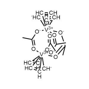 Tetrakis(acetato) bis(cyclopentadienyl) divanadium(III)|CS-1179829