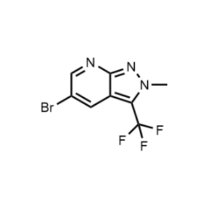 5-Bromo-2-methyl-3-(trifluoromethyl)-2H-pyrazolo[3,4-b]pyridine|CS-1179890