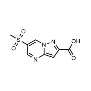 6-(Methylsulfonyl)pyrazolo[1,5-a]pyrimidine-2-carboxylic acid|CS-1179898