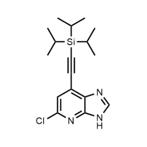 5-Chloro-7-((triisopropylsilyl)ethynyl)-3H-imidazo[4,5-b]pyridine|CS-1179953