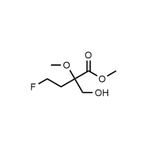 Methyl 4-fluoro-2-(hydroxymethyl)-2-methoxybutanoate|CS-1180130