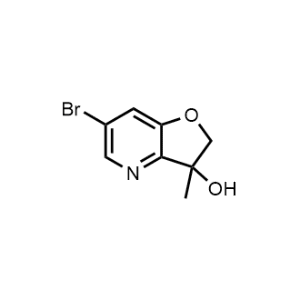 6-Bromo-3-methyl-2,3-dihydrofuro[3,2-b]pyridin-3-ol|CS-1180152