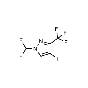 1-(Difluoromethyl)-4-iodo-3-(trifluoromethyl)-1H-pyrazole|CS-1180208
