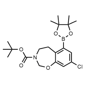 tert-Butyl 8-chloro-6-(4,4,5,5-tetramethyl-1,3,2-dioxaborolan-2-yl)-4,5-dihydrobenzo[f][1,3]oxazepine-3(2H)-carboxylate|CS-1180468