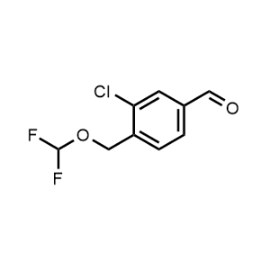 3-Chloro-4-((difluoromethoxy)methyl)benzaldehyde|CS-1180477