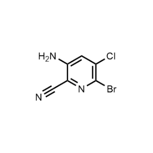 3-Amino-6-bromo-5-chloropicolinonitrile|CS-1180796
