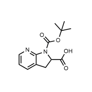 1-(tert-Butoxycarbonyl)-2,3-dihydro-1H-pyrrolo[2,3-b]pyridine-2-carboxylic acid|CS-1180802