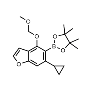 2-(6-Cyclopropyl-4-(methoxymethoxy)benzofuran-5-yl)-4,4,5,5-tetramethyl-1,3,2-dioxaborolane|CS-1180964