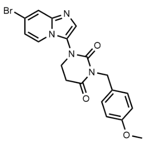 1-(7-Bromoimidazo[1,2-a]pyridin-3-yl)-3-(4-methoxybenzyl)dihydropyrimidine-2,4(1H,3H)-dione|CS-1180993