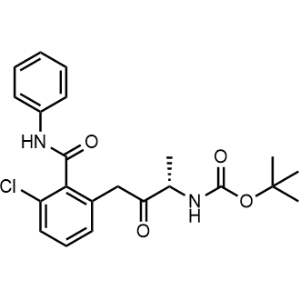 (S)-tert-Butyl (4-(3-chloro-2-(phenylcarbamoyl)phenyl)-3-oxobutan-2-yl)carbamate|CS-1181037