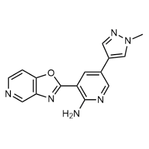 5-(1-Methyl-1H-pyrazol-4-yl)-3-oxazolo[4,5-c]pyridin-2-yl-2-pyridinamine|CS-1181400