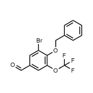 3-Bromo-4-(phenylmethoxy)-5-(trifluoromethoxy)benzaldehyde|CS-1181745