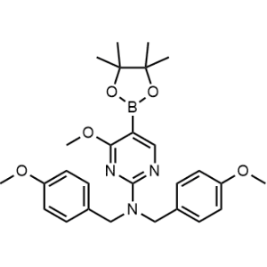 4-Methoxy-N,N-bis(4-methoxybenzyl)-5-(4,4,5,5-tetramethyl-1,3,2-dioxaborolan-2-yl)pyrimidin-2-amine|CS-1183284