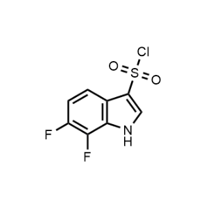 6,7-Difluoro-1H-indole-3-sulfonyl chloride|CS-1183295