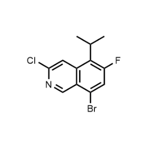 8-Bromo-3-chloro-6-fluoro-5-isopropylisoquinoline|CS-1183480
