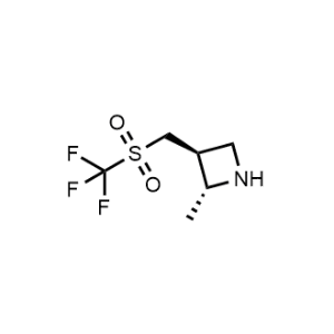 (2R,3S)-2-Methyl-3-(((trifluoromethyl)sulfonyl)methyl)azetidine|CS-1183482