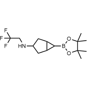 6-(4,4,5,5-Tetramethyl-1,3,2-dioxaborolan-2-yl)-N-(2,2,2-trifluoroethyl)bicyclo[3.1.0]hexan-3-amine|CS-1183539